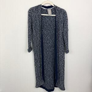 Anthro Dolan Left Coast Womens Long Duster Cardigan Sweater Size XS Blue